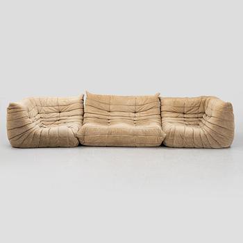 Michel Ducaroy, a 6-piece 'Togo' modular sofa, Ligne Roset, France.