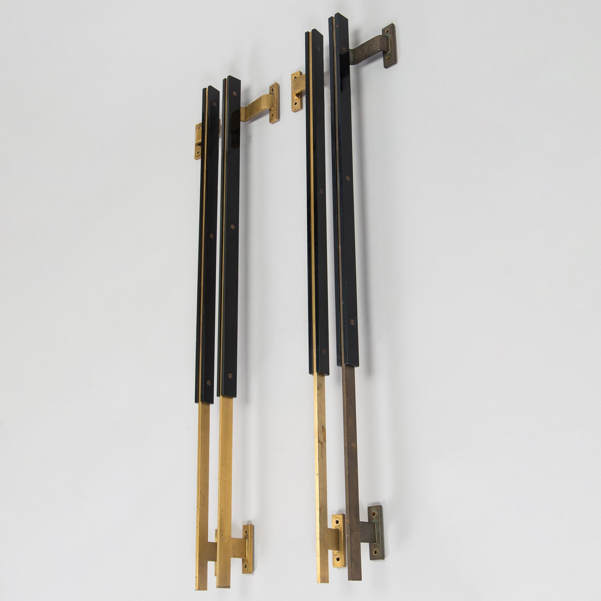 Aarne Olavi (Olli) Kuusi, dörrhandtag, två par, modell 200, 1900-talets senare hälft.