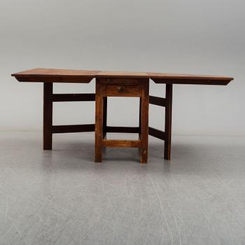 A GATELEG TABLE, 19th century.
