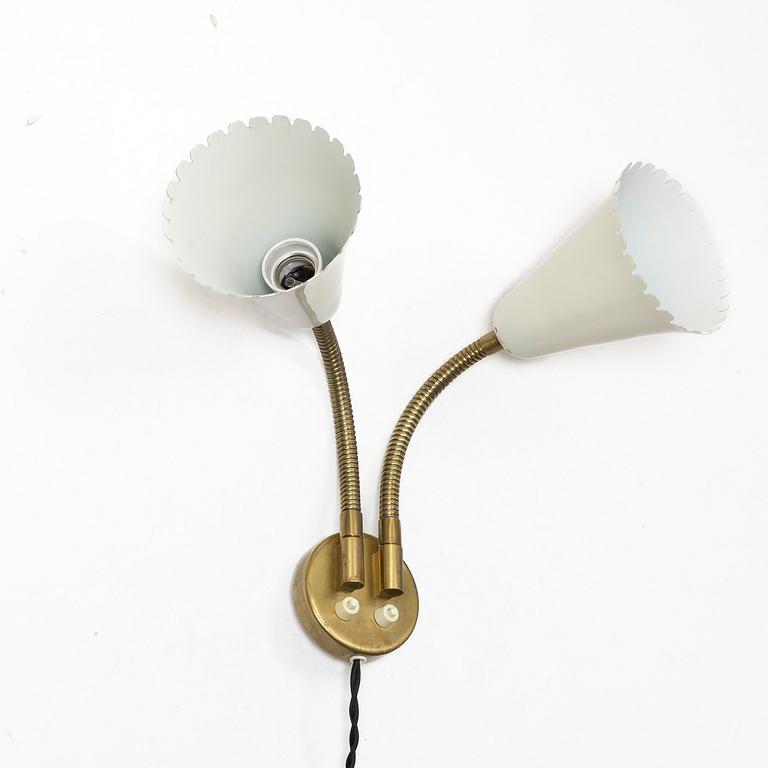 Arvid Böhlmarks Lampfabrik, a wall lamp model "8661", Stockholm, 1950s.