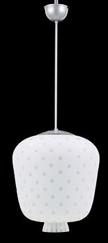 TAKLAMPA, glas, 1950-tal.