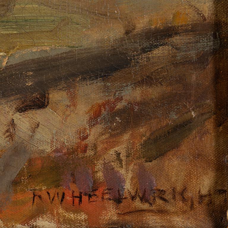 ROWLAND WHEELWRIGHT, olja på duk, signerad.