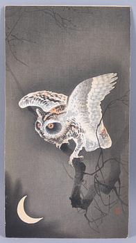 OHARA KOSON, hans art, träsnitt.