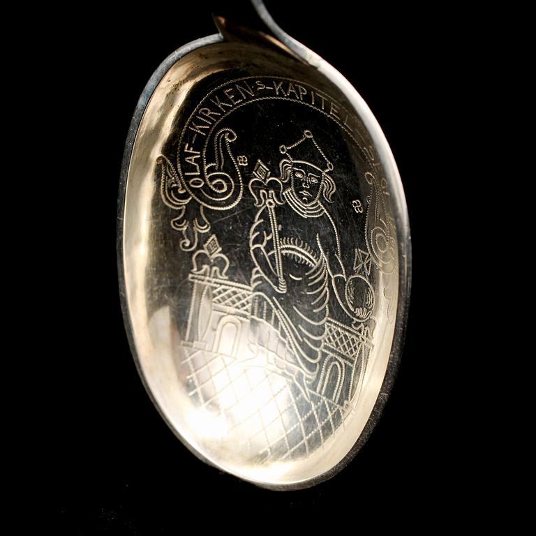 PART SILVER, 18 delar, 1800/1900-tal. Vikt 560 g.