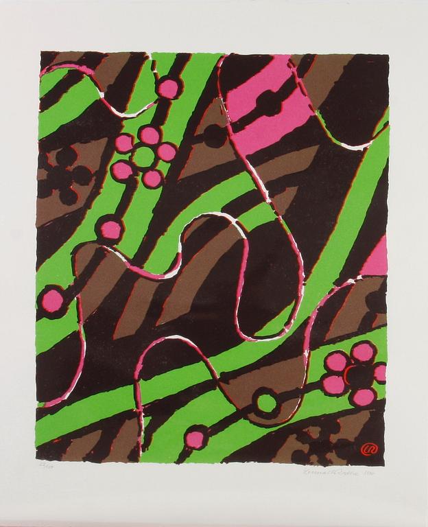 RODHE, LENNART. Seriegrafi. Sign o numr. 22/150.