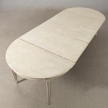 Matbord, Gustaviansk stil, omkring 1900.
