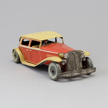 A German tin toy car, 1930's.