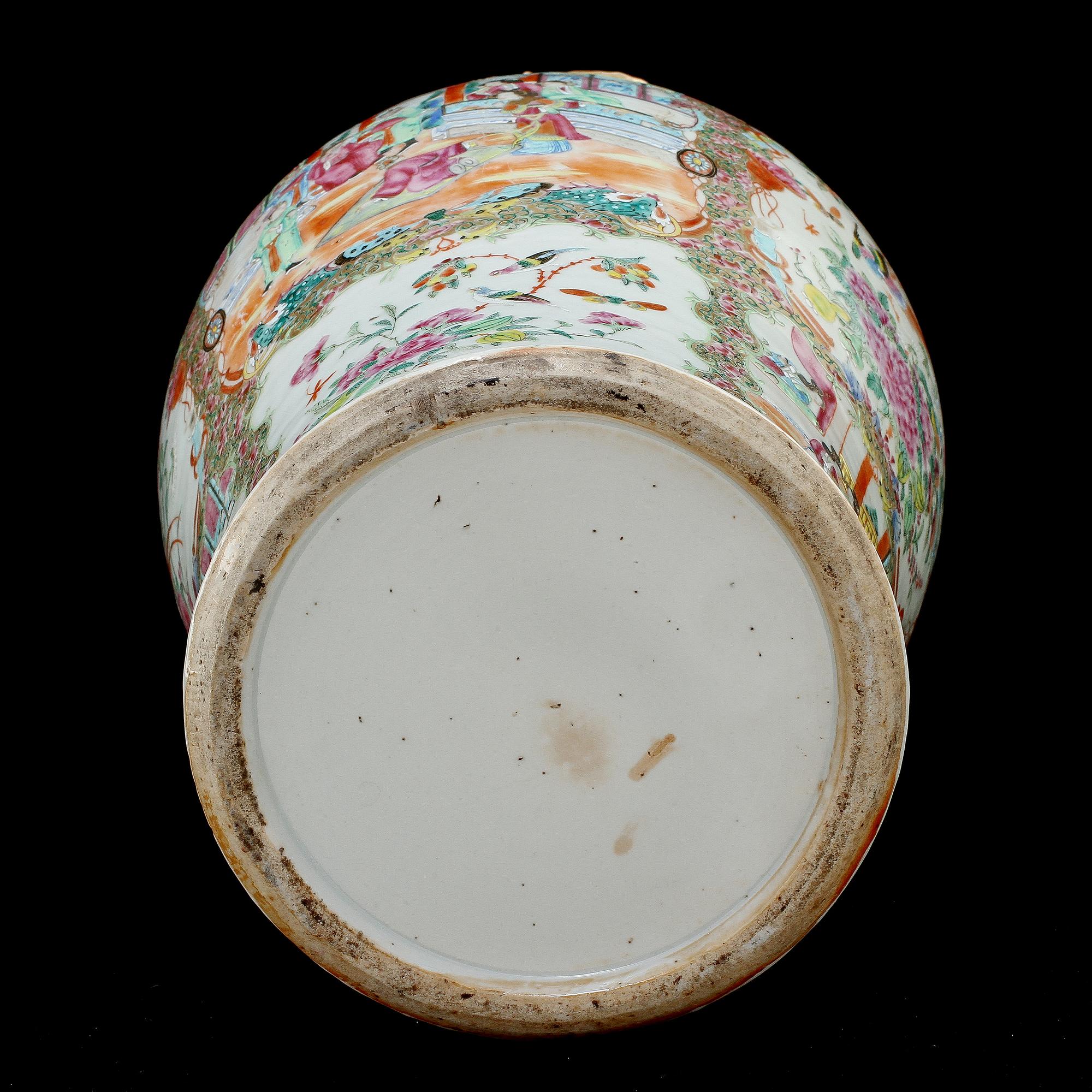 URNA, porslin, Kina, sent 1800-tal.