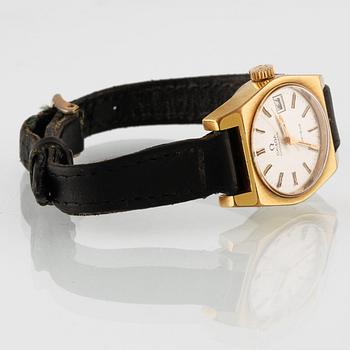 ARMBANDSUR, Omega Geneve, guld på stål, ca 1970-tal.