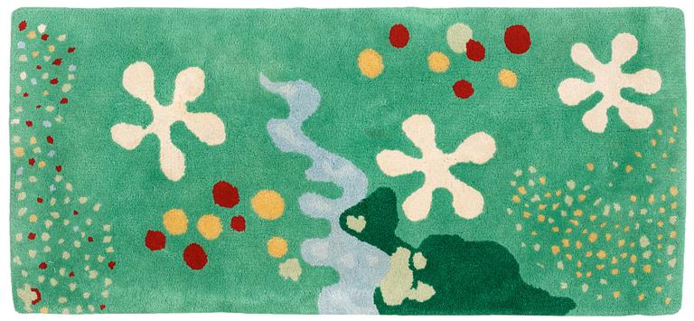 RUG. "Matta Frank nr 4". Tufted. 121 x 54 cm. Kasthall Ateljé.