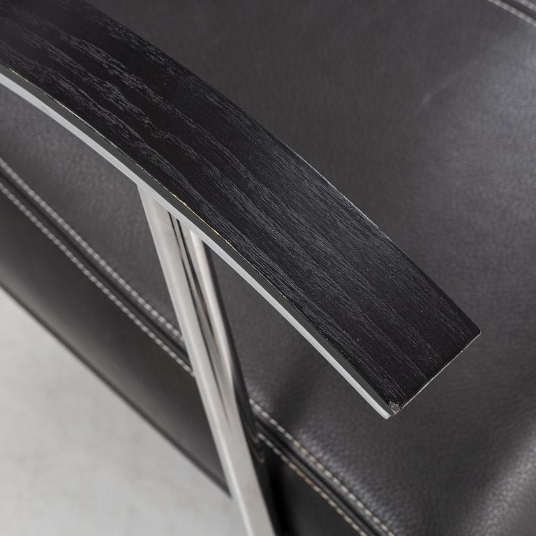 Gunilla Allard, a 'Sahara' leather upholstered easy chair from Lammhults, 21st Century.