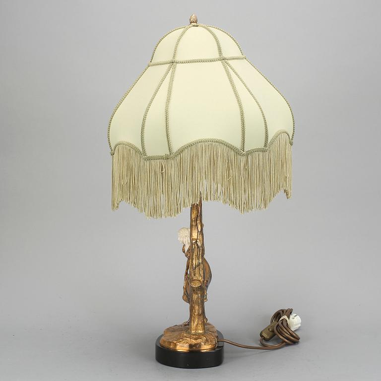 BORDSLAMPA, art deco, 1900-talets första hälft.