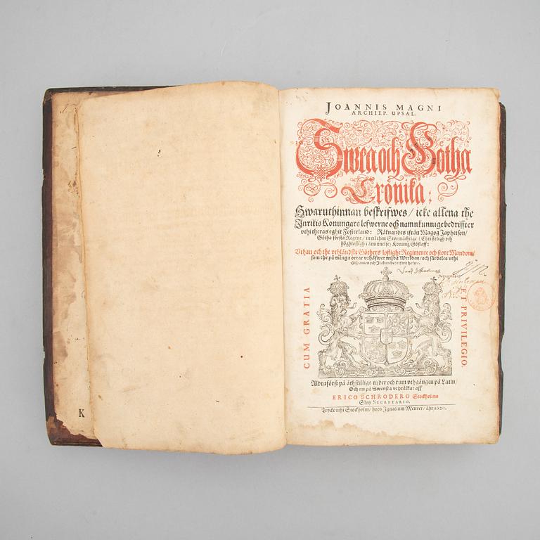 Attractive contemporary binding, a copy acquired from Schroderus.