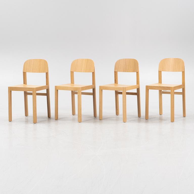 Cecilie Manz, A set of four oak 'Workshop chairs' from Muuto.