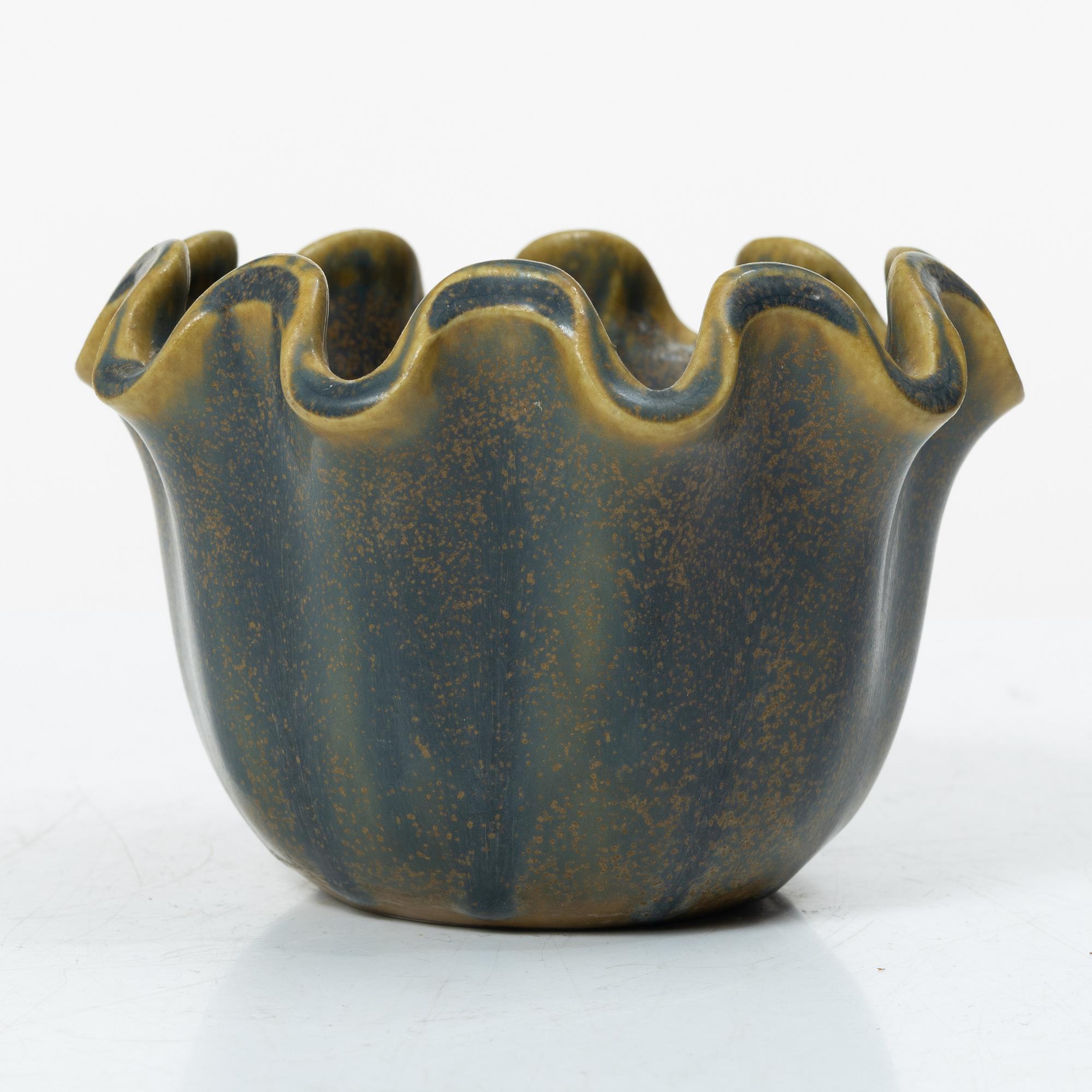 Kåge Verkstad, four ceramic pieces, Gustavsberg, Sweden, 1957-61.