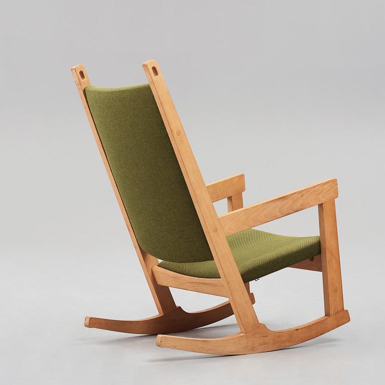 HANS J WEGNER, a rocking chair, prototype for Getama, Denmark, 1967.