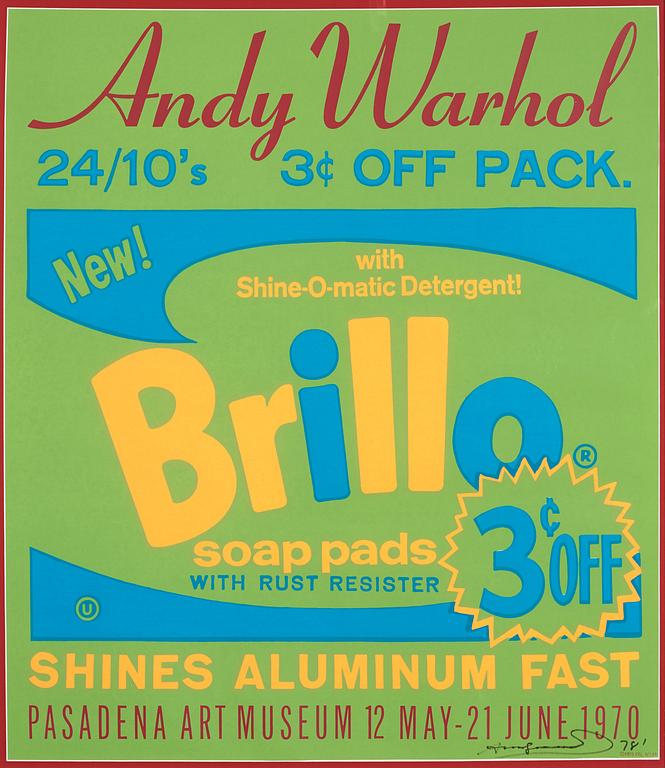 Andy Warhol (Efter), "Brillo".