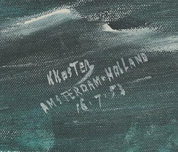 KLAAS KOSTER, olja på duk, signerad och daterad 16-7-53.