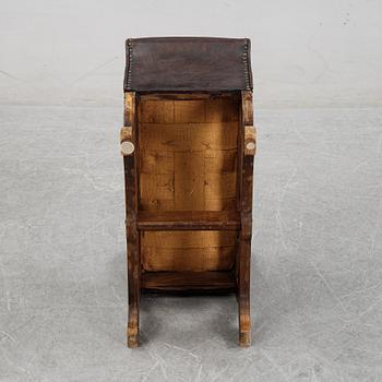 Otto Schulz, a leather stool for Boet, Gothenburg, 1930s.
