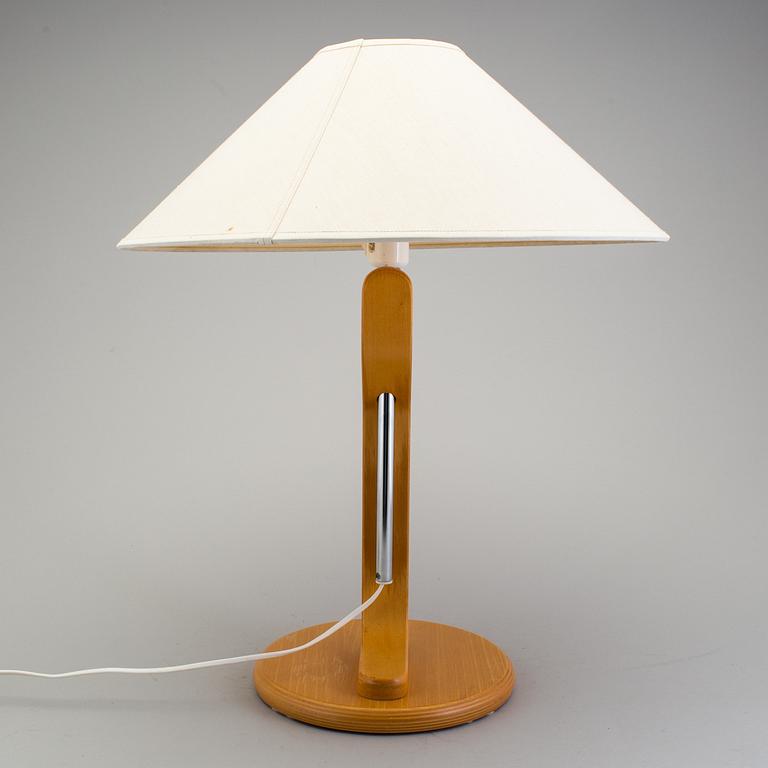 A table and a ceiling lamp "Grevie" by Lars Bessfelt for Ateljé Lyktan, Sweden, 1980´s.