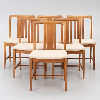 Chairs, 6, AB Linde Nilsson, Lammhult, second half of the 20th century.