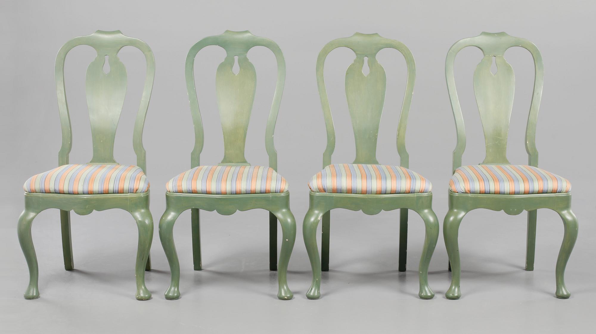 MATGRUPP, rokokostil, 1900-talets andra hälft.