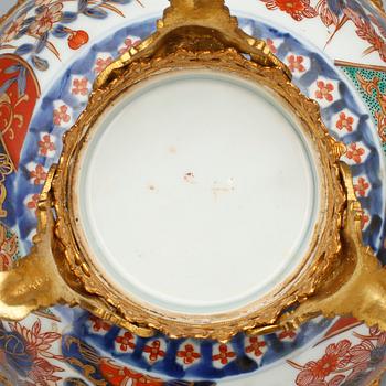 SKÅL, porslin samt metall, Japan, 1900-tal.