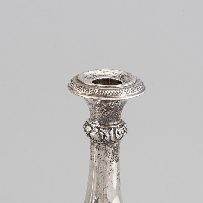 A pair of candlesticks, Vienna 1860s.