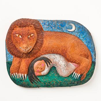 Helga Henschen, wall sculpture.