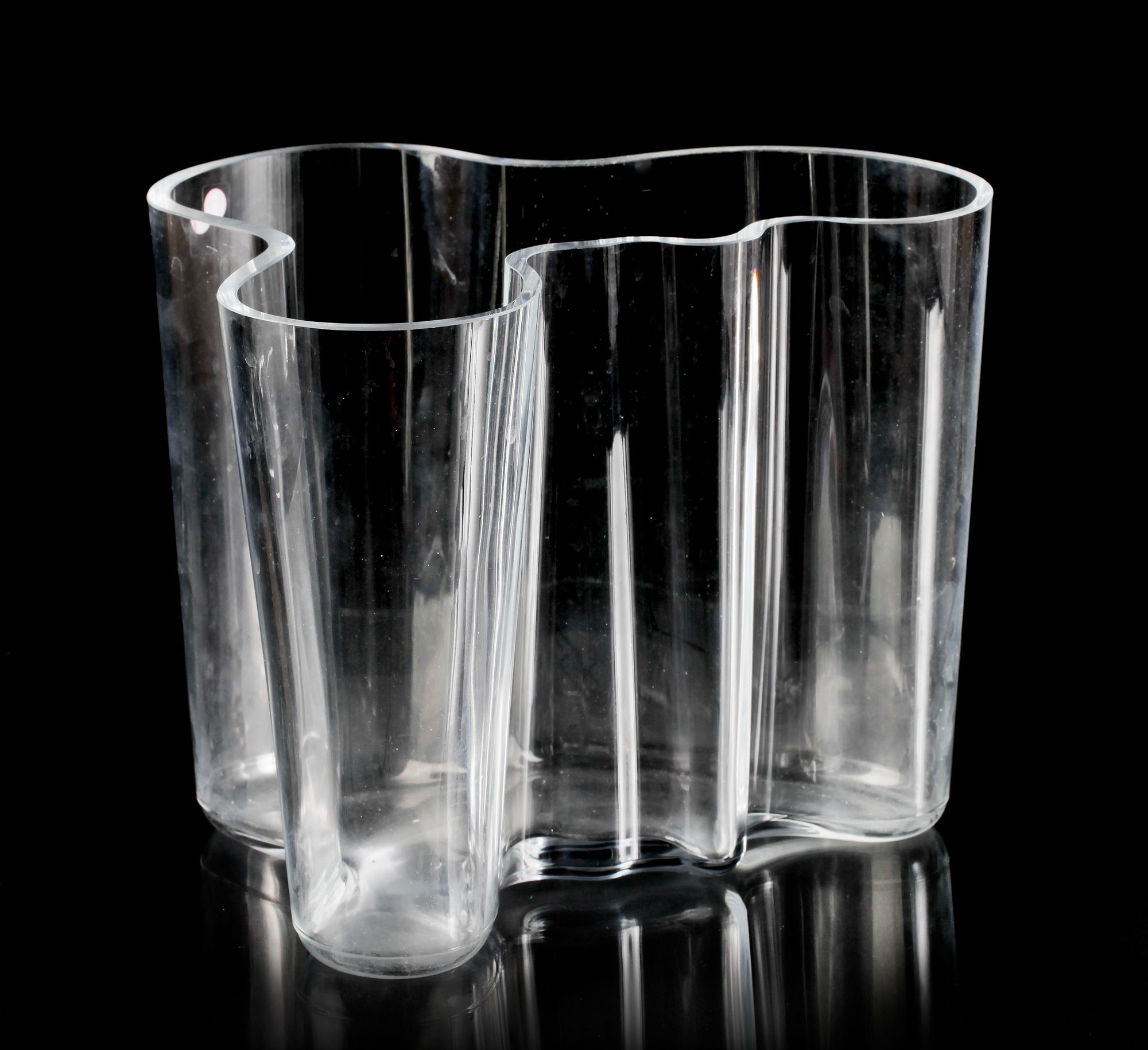 VAS, glas, Alvar Aalto för Iittala Finland.