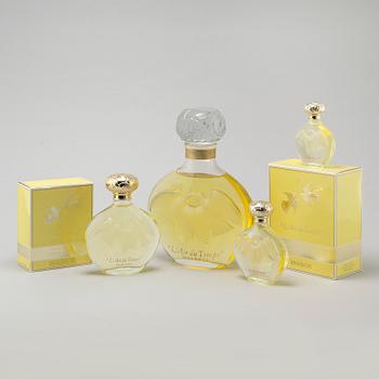 NINA RICCI, factices, "L´Air du Temps", five perfumebottles.