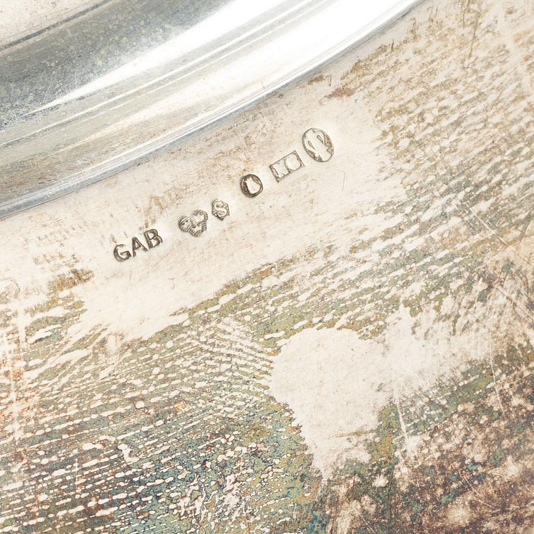 Guldsmedsaktiebolaget (GAB), Dish, silver, Stockholm 1939.