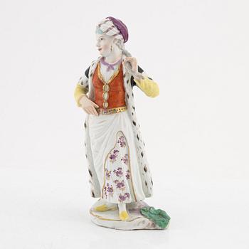 A Fürstenberg porcelain figurine, 18th Century.