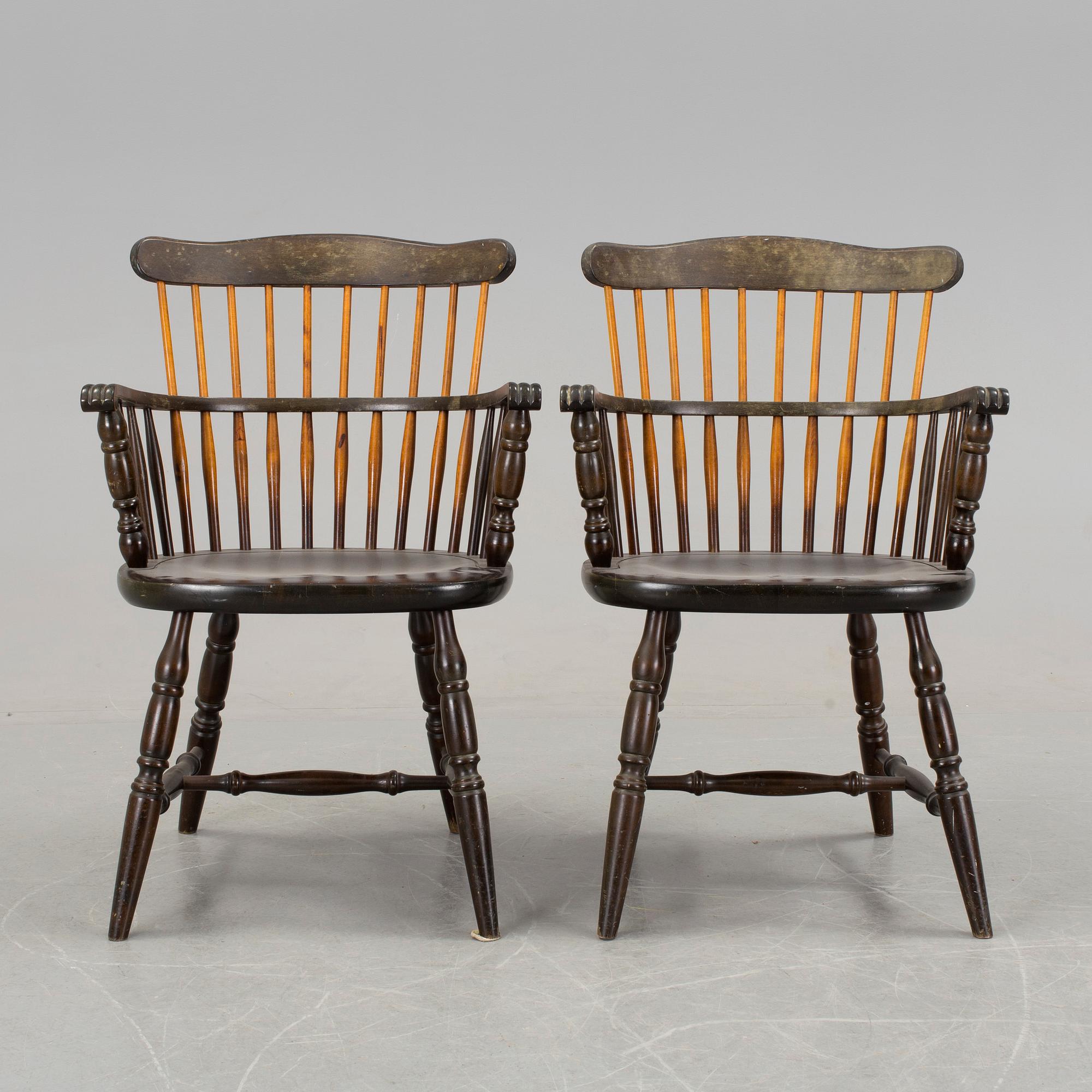 A pair of armchairs from Nesto Nässjö stolfabrik AB 1950/60s.