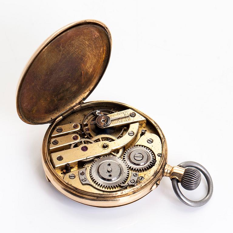 Pocket watch, 45.5 mm.