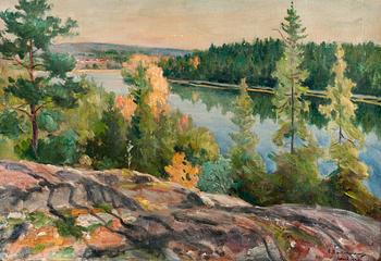 54. Hugo Backmansson, VIEW FROM ÅLAND.