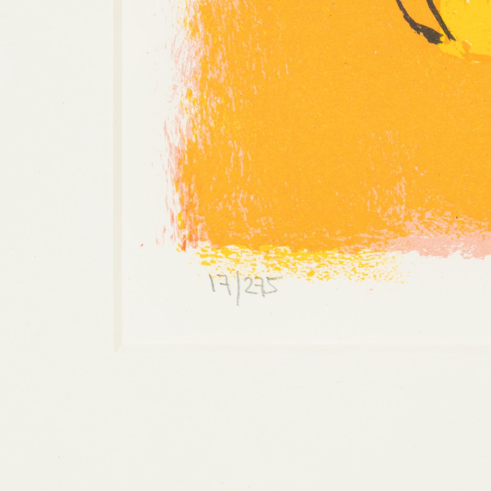 Madeleine Pyk, färglitografi, signerad 17/275.