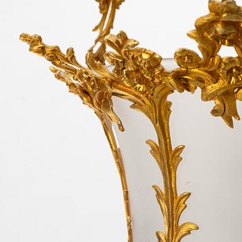 A Rococo style ceiling lamp, second half of the 20th Century.