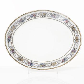 Dinner service, 100 pieces, creamware, "Iris", Rörstrand, second half of the 20th Century.