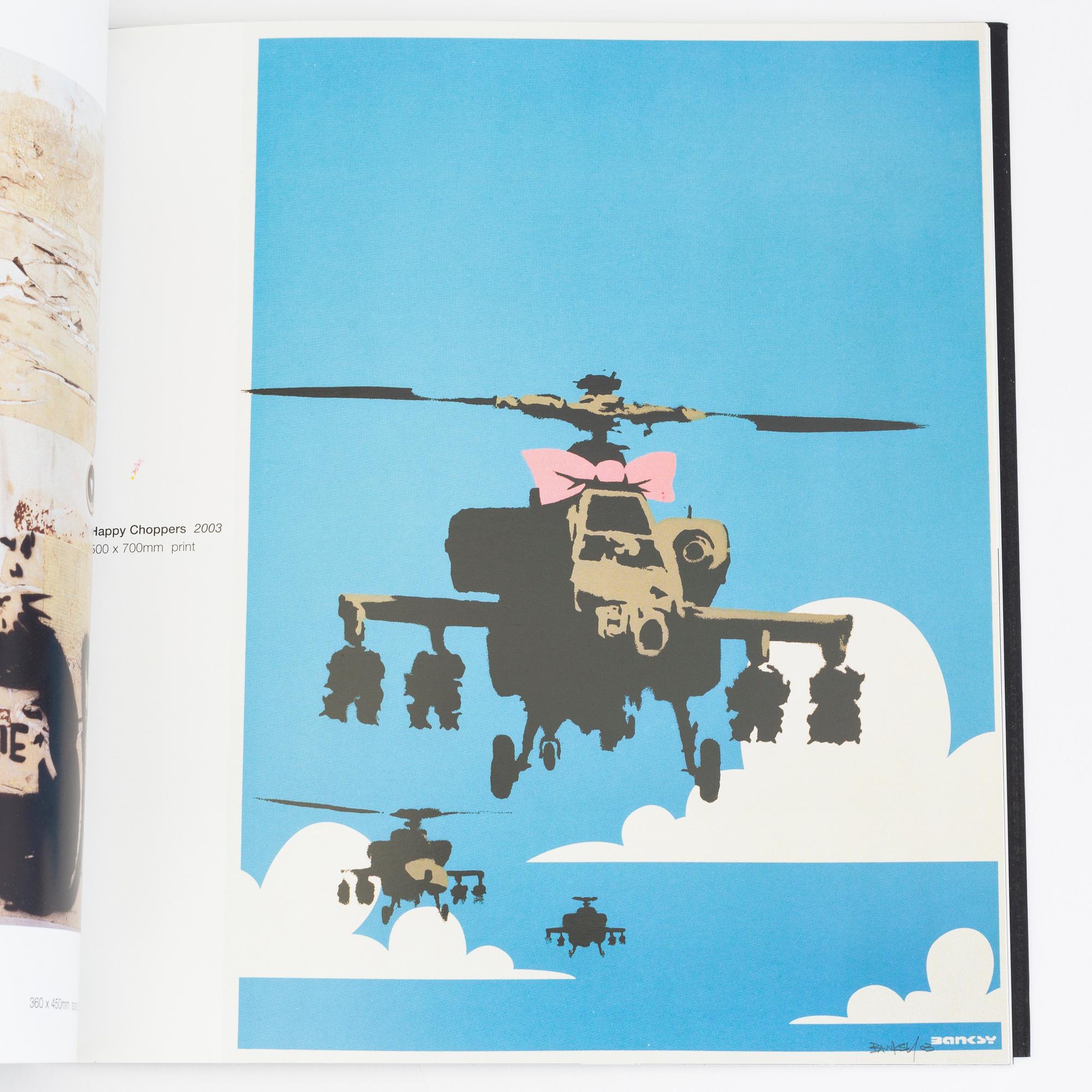 BANKSY, after, N.Y.C show, 2007. catalogue and preview invite, de-luxe, ed 100, offset, Vanina Holasek Gallery.