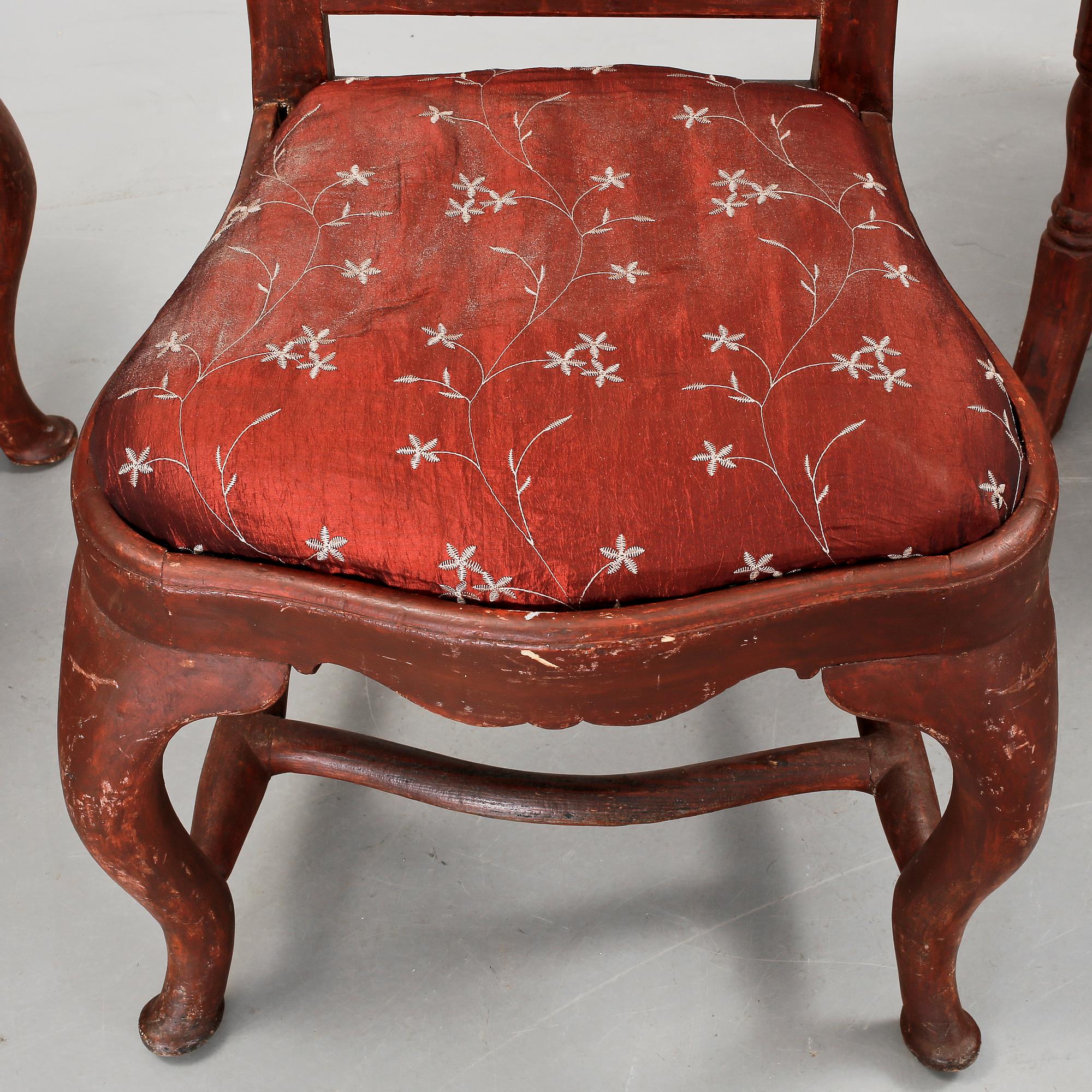 STOLAR, 4 st, senbarock, 1700.tal.