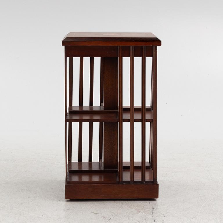 A revolving book case, 20th century.