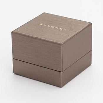 Bulgari, Ring, "Save the Children", sterlingsilver, keramisk dekor. Italien. Märkt N98E9P, Made in Italy.