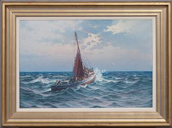 JOHAN OSSIAN-ANDERSSON, olja på duk, signerad.