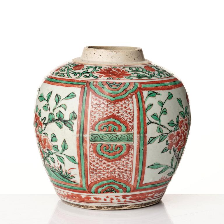 Kruka, porslin. Transition, 1600-tal.