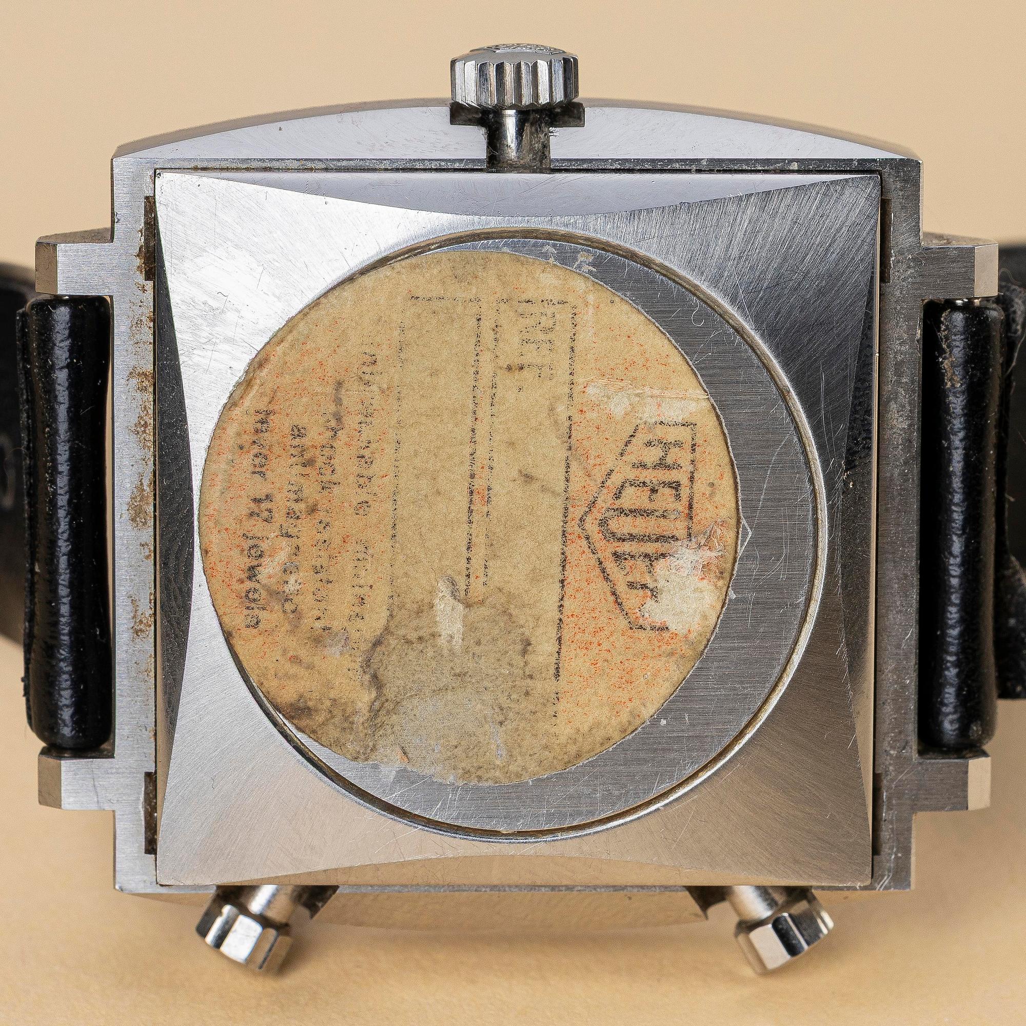 Heuer, Monaco, "Steve McQueen", "Transitional Version", ca 1970.
