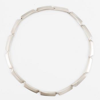 Bent Knudsen, a sterling silver necklace, Hans Hansen, Georg Jensen, Denmark.