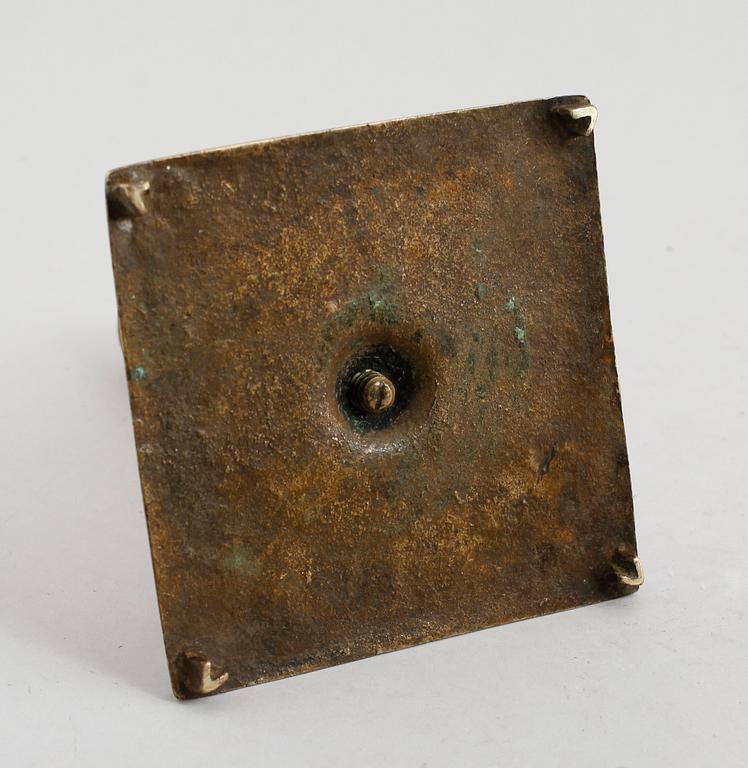 LJUSSTAKE, mässing, 1500-/1600-tal.