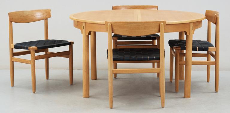 MATGRUPP, 5 delar, "Öresund", Börge Mogensen, AB Karl Andersson & söner, 1900-talets andra hälft.