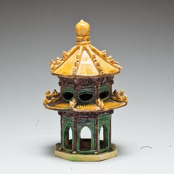 MINIATYRTEMPEL, Kina.  1800-talets slut.